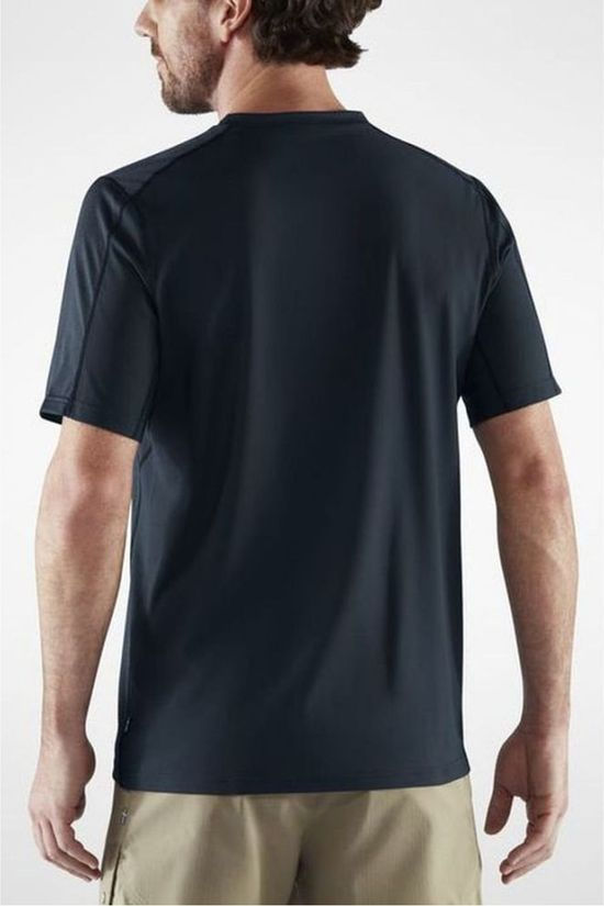 Fjällräven T-Shirt Abisko Mesh Navy Blue