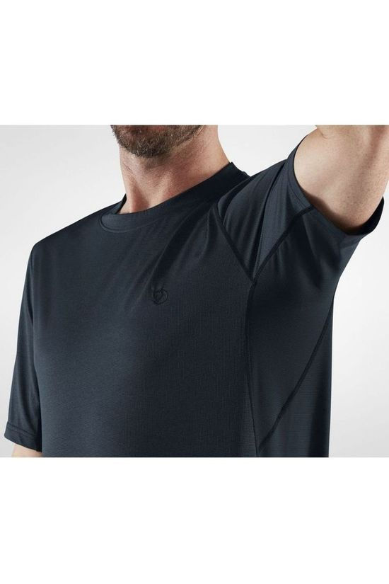 Fjällräven T-Shirt Abisko Mesh Navy Blue