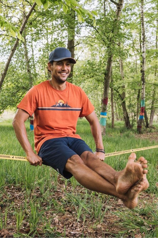 United by Blue T-Shirt 55/45 To The Mountains Orange