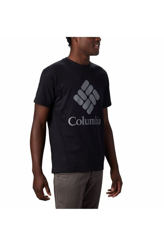 Columbia T-Shirt Lodge Logo Black/Mid Grey