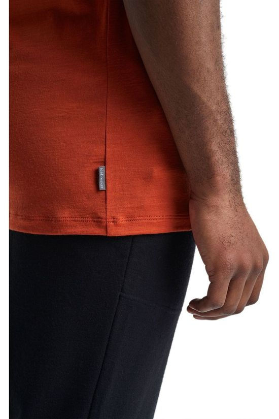 Icebreaker T-Shirt Tech Lite Caravan Life rust