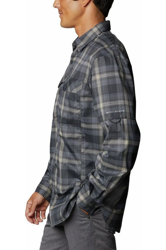 Columbia T-Shirt Silver Ridge Lite Plaid Long Sleeve Dark Grey/Checks