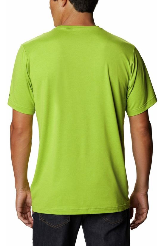 Columbia T-Shirt Tech Trail Graphic Green/Marle