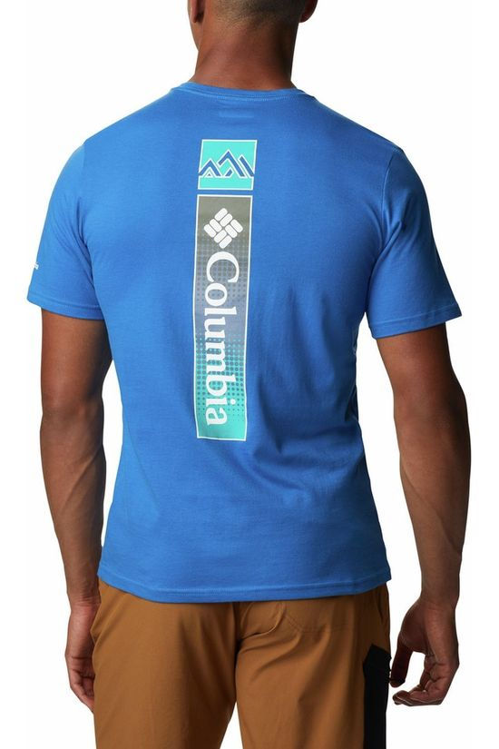 Columbia T-Shirt Rapid Ridge Back Graphic II Indigo Blue/Patterned