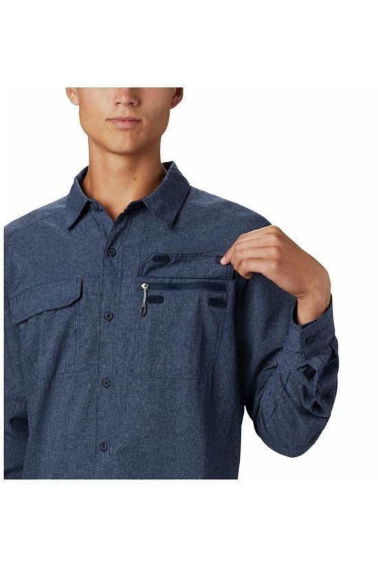 Columbia Hemd Irico Men's Long Navy Blue