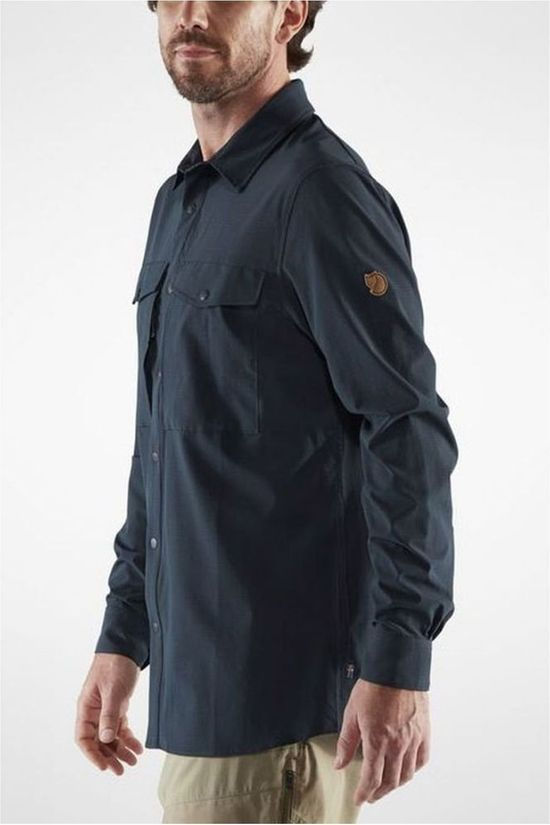 Fjällräven Chemise Abisko Trekking Navy Blue