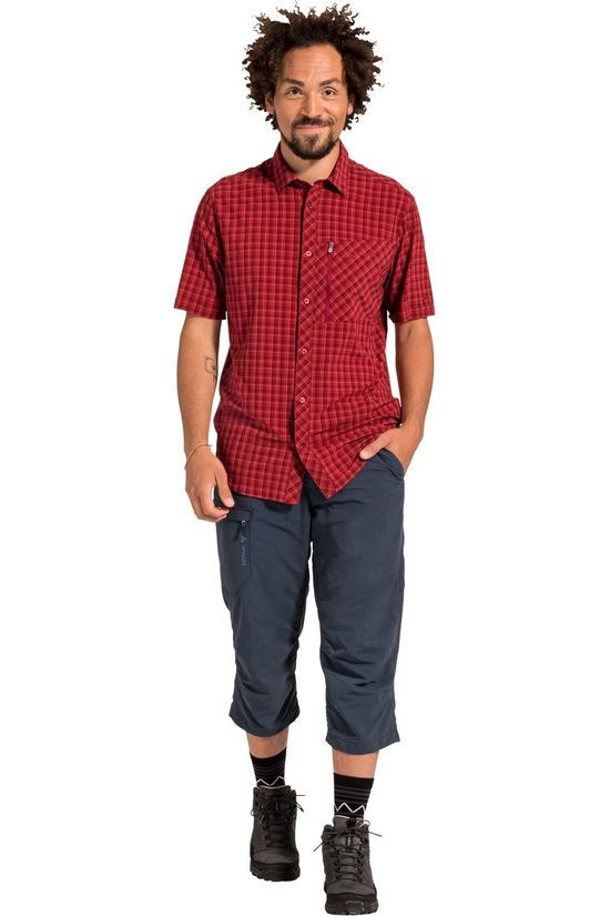 Vaude Hemd Seiland II Mid Red/Checks