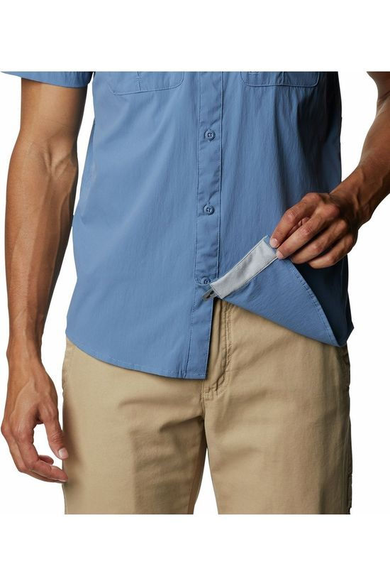 Columbia Hemd Newton Ridge Short Sleeve Navy Blue