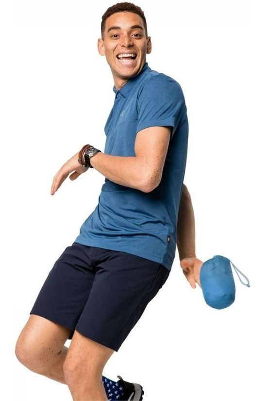 Jack Wolfskin Polo JWP Pack And Go! blue