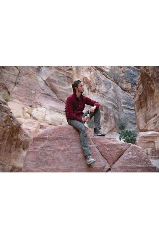 Sherpa Polaire Rolpa Full Zip Jacket dark red