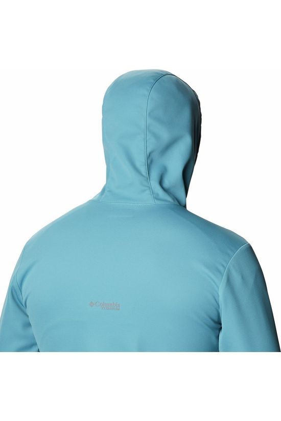 Columbia Polaire Peak Pursuit Tech Hoodie Light Blue/Lime Green