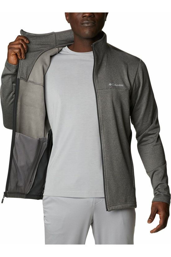 Columbia Pull Maxtrail Midlayer II Light Grey/Orange