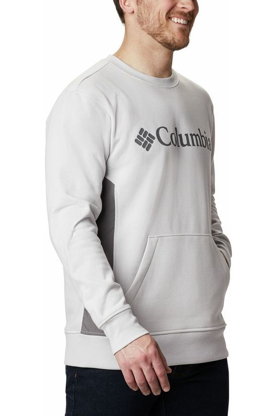 Columbia Pull Minam River Crew Light Grey Marle
