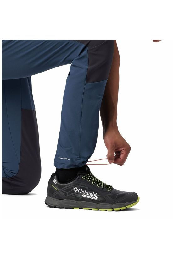 Columbia Broek Maxtrail mid blue/dark grey