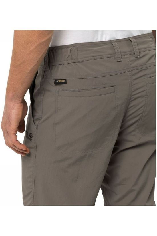 Jack Wolfskin Broek Canyon Zip-Off mid grey