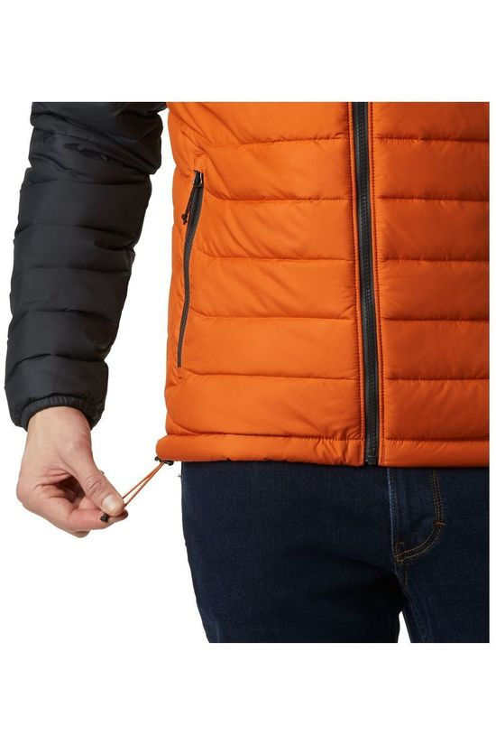Columbia Jas Powder Lite Hooded Dark Grey/Orange