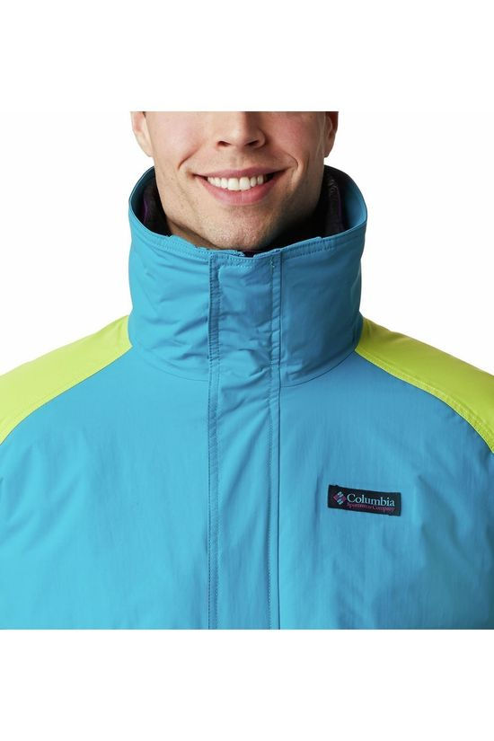 Columbia Jas Powder Keg Interchange Parka Blue/Lime Green