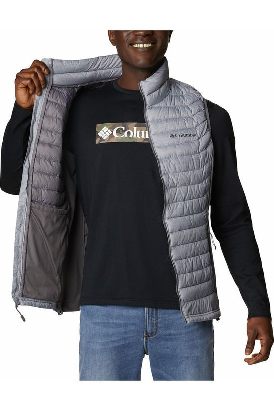 Columbia Bodywarmer Powder Pass mid grey