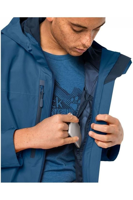 Jack Wolfskin Jas Mount Elgon blue/dark blue