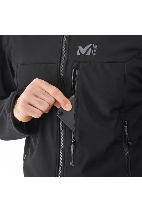 Millet Softshell Track Black