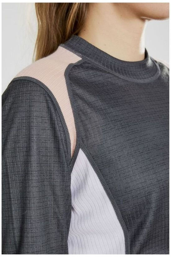 Craft Ondergoed Baselayer dark grey/light pink