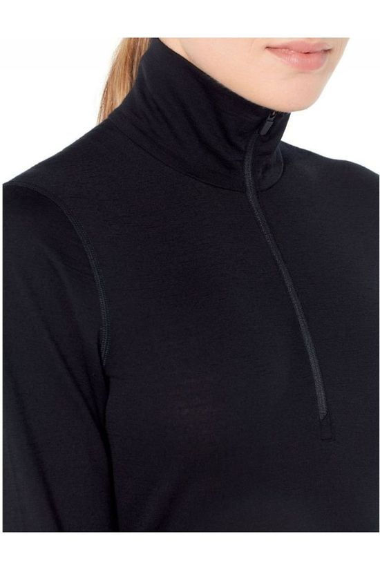 Icebreaker Ondergoed 200 Oasis Ls Half Zip Black