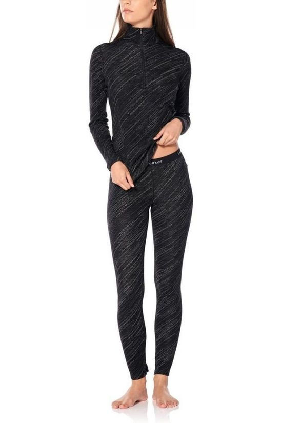 Icebreaker Ondergoed 250 Vertex LS Half Zip Black/Assorted / Mixed