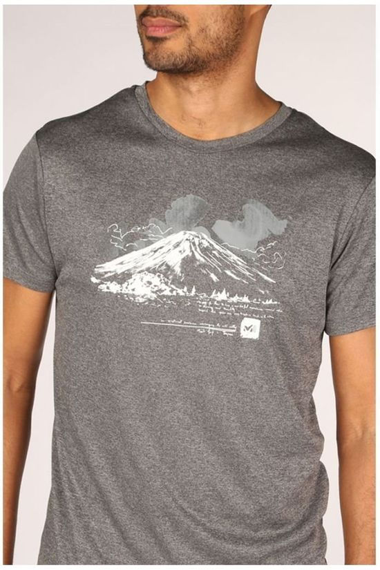 Millet T-Shirt Mount Sketch dark grey