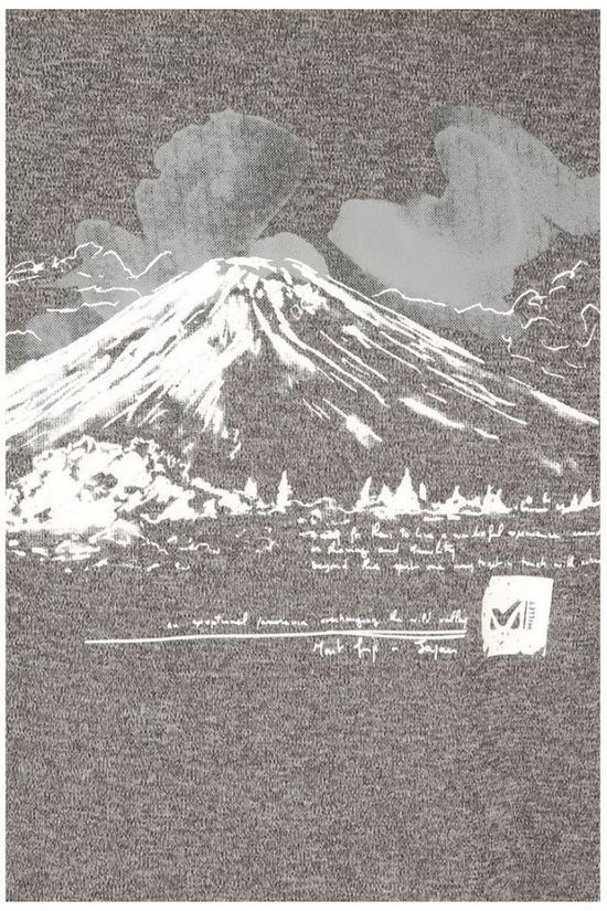 Millet T-Shirt Mount Sketch dark grey