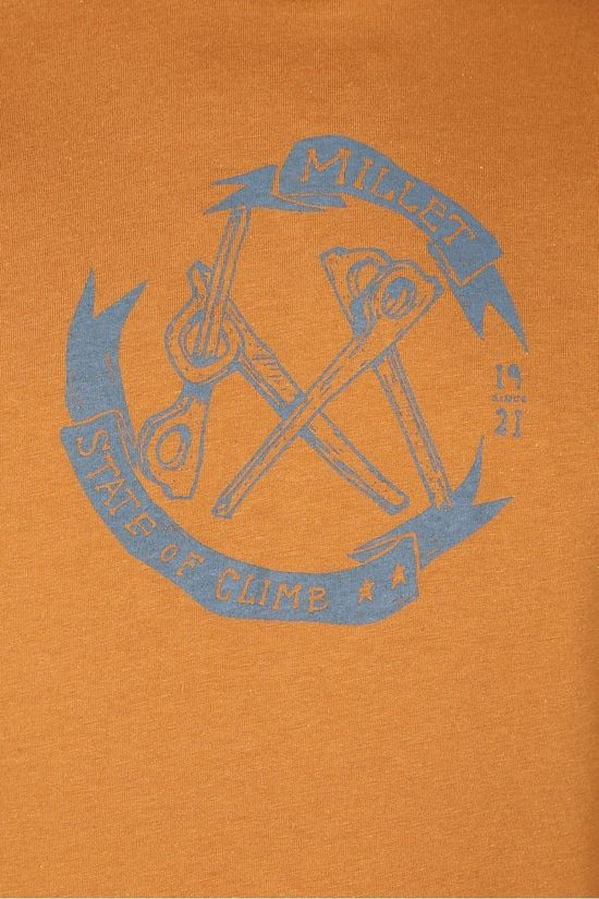 Millet T-Shirt Top Gear Camel Brown