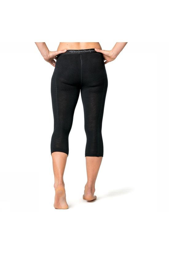 Woolpower Ondergoed 3/4 Long John Women Lite (baselayer) Black