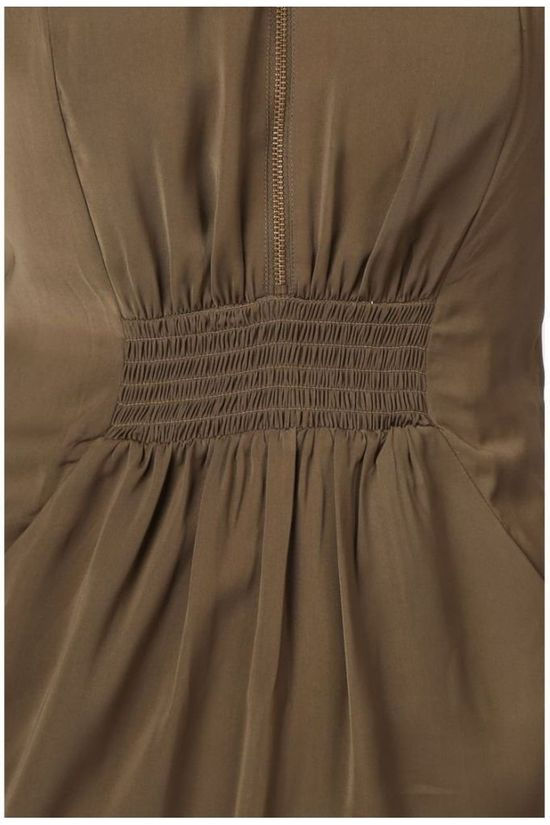 Kaporal Robe V Neck With Zip mid khaki