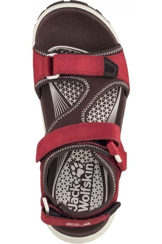 Jack Wolfskin Sandale Rocky Path Lt dark red/dark brown