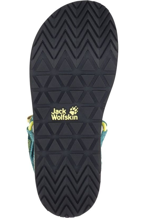 Jack Wolfskin Sandale Outfresh Deluxe Turquoise/Dark Yellow