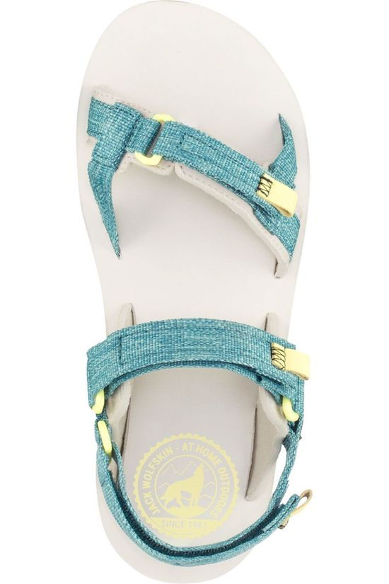 Jack Wolfskin Sandale Outfresh Deluxe Turquoise/Dark Yellow