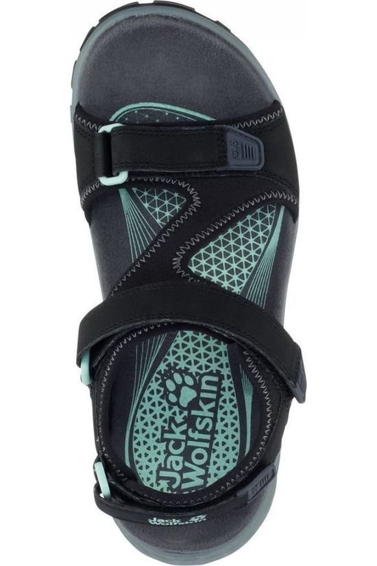 Jack Wolfskin Sandale Rocky Path Black/Dark Grey