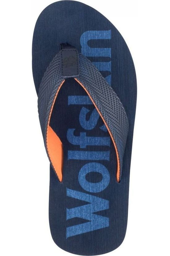 Jack Wolfskin Tongs Eezy Dark Blue/Orange