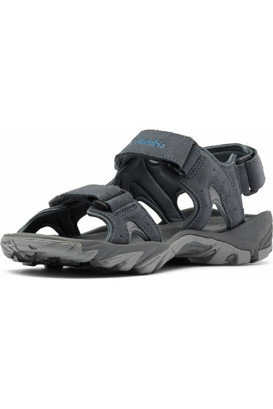Columbia Sandale Santiam 3 Strap Dark Grey/Lime Green