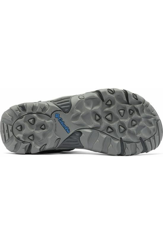 Columbia Sandale Santiam 3 Strap Dark Grey/Lime Green