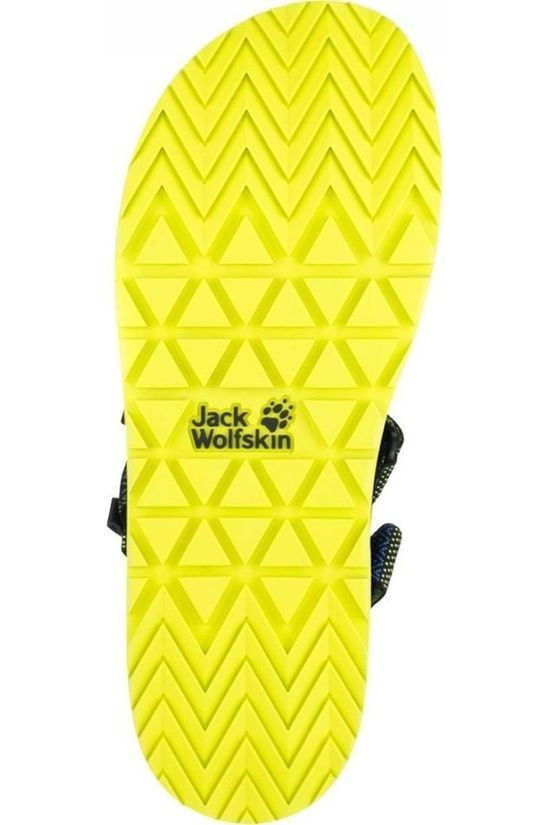 Jack Wolfskin Sandale Outfresh Black/Lime Green