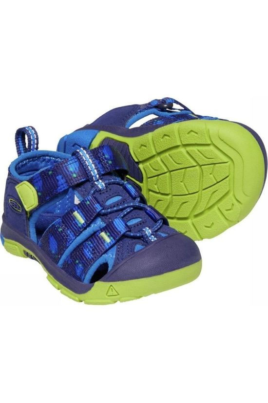 Keen Sandale Newport H2 T Royal Blue/Lime Green