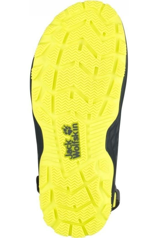 Jack Wolfskin Sandale Outdoor Water Action Dark Grey/Lime Green