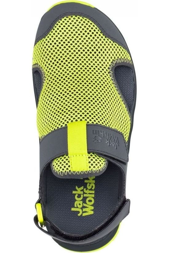 Jack Wolfskin Sandale Outdoor Water Action Dark Grey/Lime Green