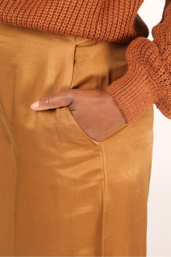 FRNCH Pantalon Padoue Camel Brown