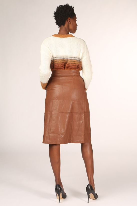 FRNCH Jupe Edanur mid brown
