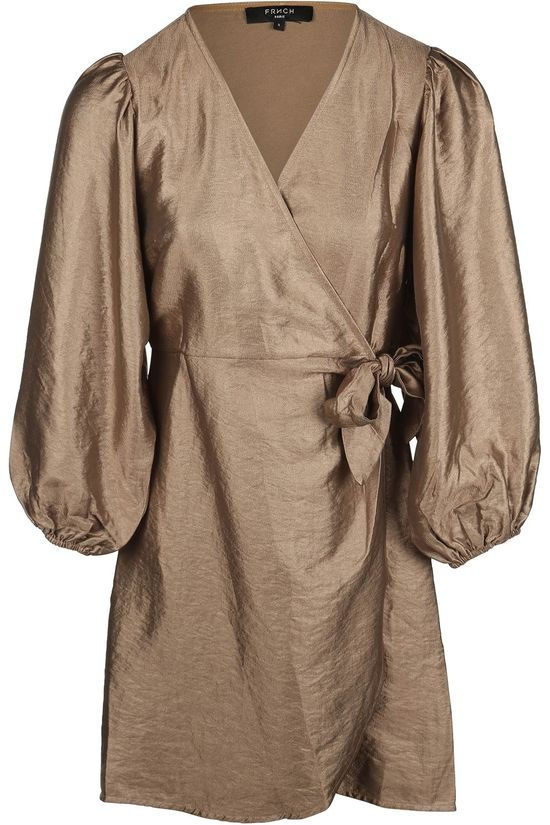 FRNCH Robe Acela Sand Brown/Gold