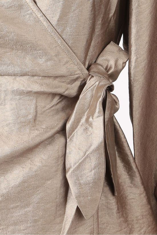 FRNCH Robe Acela Sand Brown/Gold