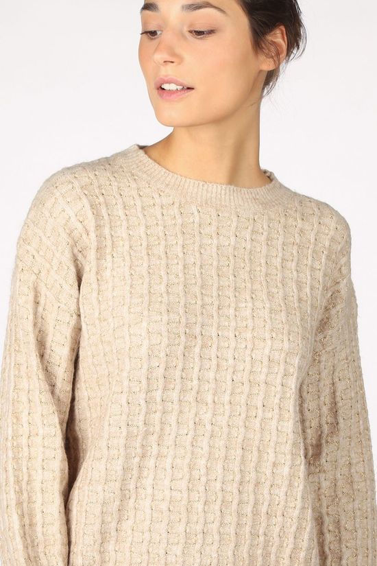 FRNCH Pull Nerline Sand Brown/Gold