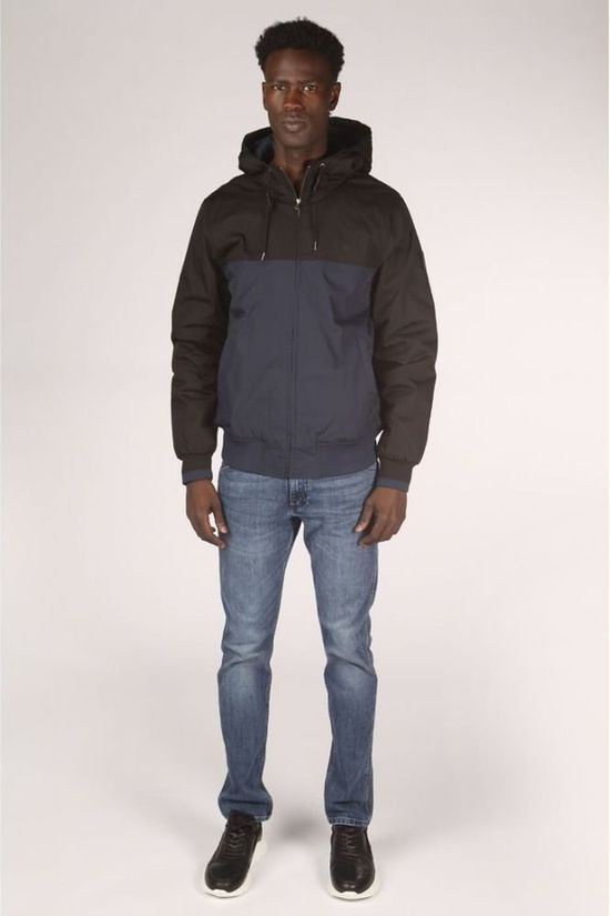 Element Manteau Dulcey 2 Tones Black/Dark Blue