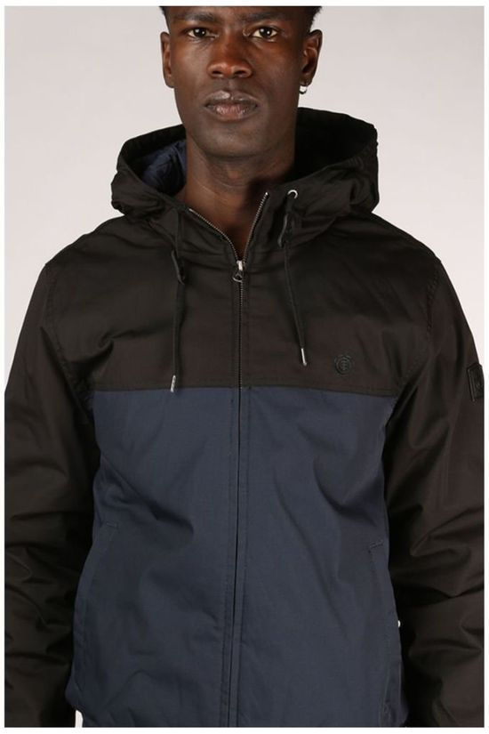 Element Manteau Dulcey 2 Tones Black/Dark Blue
